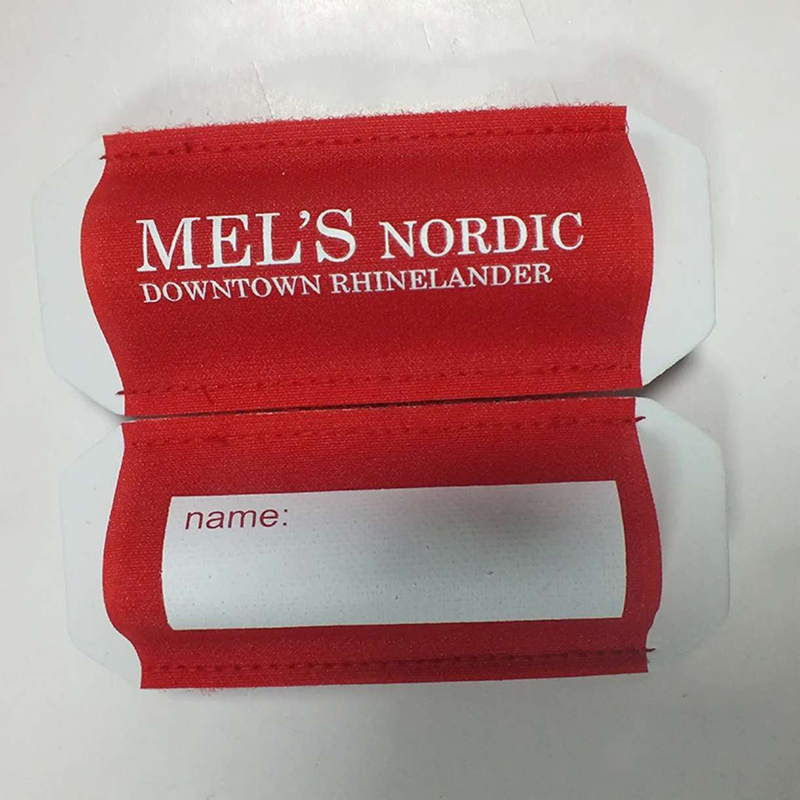 Kardborreband för Längdskidor med Logotyp